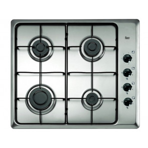 PLACA DE COCINA TEKA HLX 60 4G AL NAT GAS NATURAL 58CM 4 QUEMADORES MARCO INOX