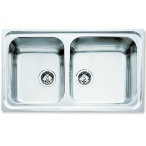 FREGADERO CLASSIC 2C 86 SF IZQUIERDA 11119022 INOX TEKA