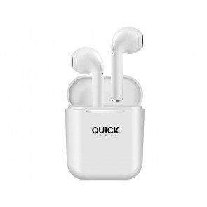 AURICULARES TRUE WIRELESS I9S BLANCO QUICK MEDIA