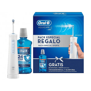 IRRIGADOR DENTAL ORAL-B AQUACARE 4 BRAUN + COLUTORIO