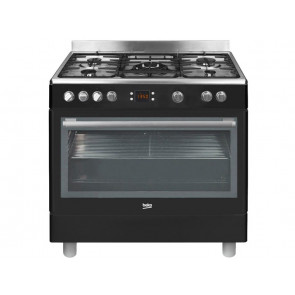 COCINA BEKO 5 QUEMADORES ENCIMERA A GAS BUTANO Y HORNO ELECTRICO GM 15310 DB
