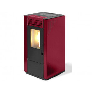 ESTUFA PELLET TBH 565 ROJO TECTRO