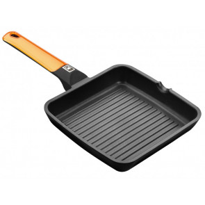 GRILL RAYAS NARANJA 22X22CM 281422 BRA