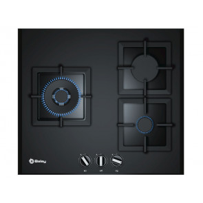PLACA CRISTAL-GAS BALAY 3ETG663HB GAS BUTANO 60CM 3 QUEMADORES