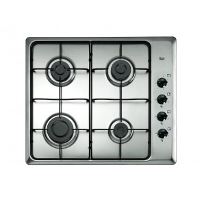 PLACA DE COCINA TEKA HLX 60 4G AL BUT GAS BUTANO/PROPANO 58CM 4 QUEMADORES MARCO INOX