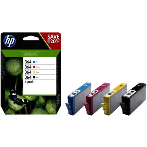 PACK 4 CARTUCHOS TINTA 364 (N9J73AE) HP