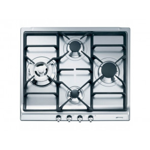 PLACA DE COCINA SMEG SER60SGH3 GAS NATURAL 60CM 4 QUEMADORES