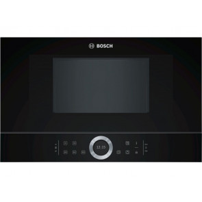 MICROONDAS INTEGRABLE BOSCH 21L 900W CRISTAL NEGRO BFL634GB1