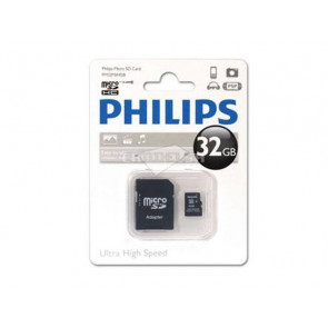 MICRO SD 32GB + ADAPTADOR FM32MP45B/10 PHILIPS