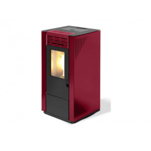 ESTUFA PELLET TBH 570 ROJO TECTRO