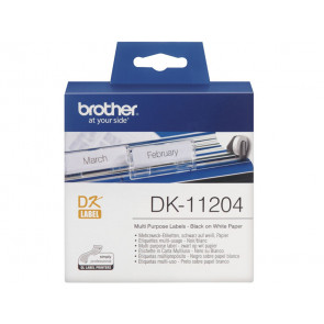 ETIQUETAS PRECORTADAS MULTIPROPOSITO DK11204 BROTHER