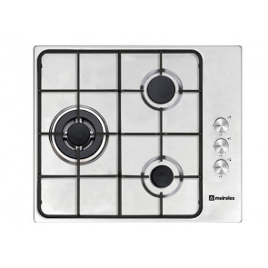 PLACA DE COCINA MEIRELES MG3630X GAS BUTANO 60CM 3 QUEMADORES
