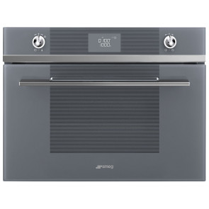 MICROONDAS INTEGRABLE SMEG 40L 1000W INOX CON GRILL SF4102MS