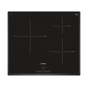 PLACA DE INDUCCION BOSCH PIJ651BB2E 60CM 3 ZONAS DE COCCION MARCO BISELADO NEGRO