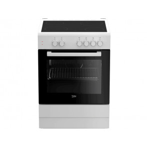 COCINA BEKO 4 ZONAS DE COCCION ENCIMERA VITROCERAMICA Y HORNO ELECTRICO FSS67000GW BLANCA