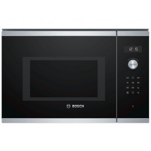 MICROONDAS INTEGRABLE BOSCH 25L 900W NEGRO/INOX CON GRILL BEL554MS0