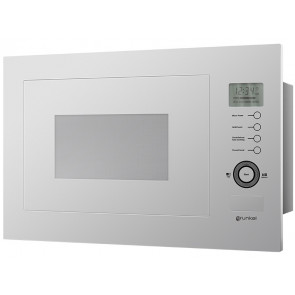 MICROONDAS INTEGRABLE GRUNKEL 25L 900W BLANCO CON GRILL MWG-25 HW ENK