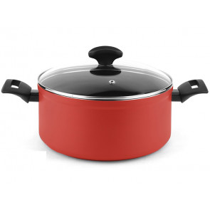 OLLA MAXIMA + TAPA ALUMINIO 3004 ROJA 20CM 78545 FAGOR