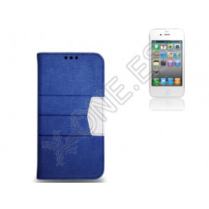 FUNDA ELITE COVER IPHONE 4S AZUL 7903 X-ONE ACCESSORIES