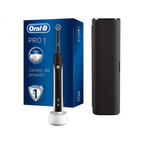 CEPILLO DENTAL ORAL-B PRO 1 750 NEGRO + ESTUCHE MODERN ART BRAUN