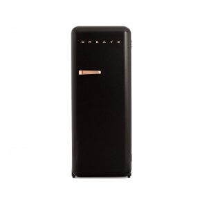 FRIGORIFICO 1 PUERTA IKOHS A+ RETRO FRIDGE 150 GOLD NEGRO MATE