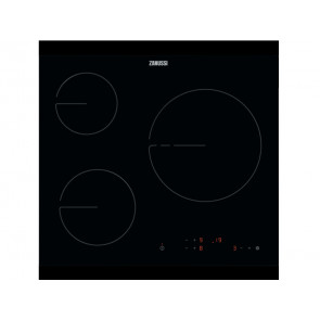 PLACA VITROCERAMICA ZANUSSI ZHRN639K 60CM 3 ZONAS DE COCCION