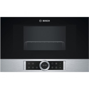 MICROONDAS INTEGRABLE BOSCH 21L 900W NEGRO/INOX CON GRILL BER634GS1