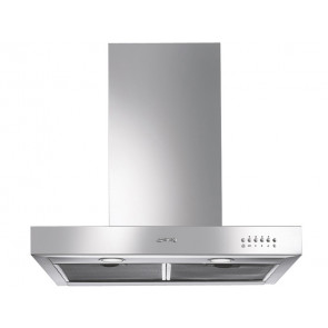 CAMPANA SMEG DECORATIVA PARED 60CM INOX HALOGENA KSE6500X