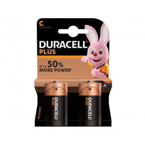 PACK 2 PILAS ALCALINAS LR14 DURACELL