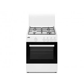 COCINA ARTICA 4 QUEMADORES ENCIMERA Y HORNO A GAS BUTANO AKF6060W BLANCA