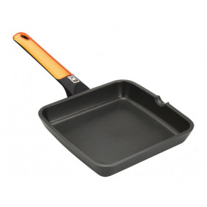 GRILL LISO NARANJA 22X22CM 281322 BRA