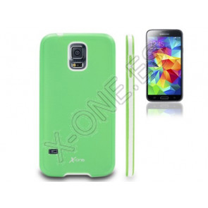 FUNDA BUMPER TPU FRESH LINE GALAXY S5 VERDE 8061 X-ONE ACCESSORIES