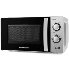 MICROONDAS LIBRE INSTALACION ORBEGOZO 20L 700W PLATA  CON GRILL MIG-2138