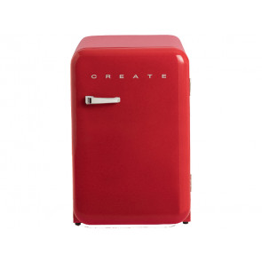 FRIGORIFICO 1 PUERTA IKOHS A+ RETRO FRIDGE 83.5 ROJO