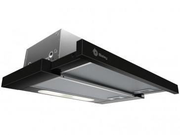 CAMPANA BALAY TELESCOPICA 60CM NEGRA LED 3BT263MN