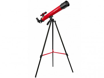 TELESCOPIO REFRACTOR JUNIOR 50/600 AZ ROJO BRESSER