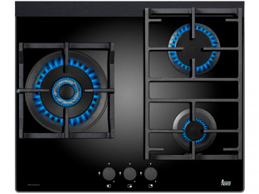PLACA DE COCINA TEKA CGW LUX 60 3G AI AL TR 40216000 GAS BUTANO/PROPANO 61CM 3 QUEMADORES SIN MARCO
