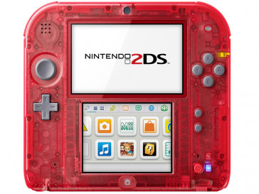 CONSOLA 2DS TRANSPARENTE ROJO + POKEMON RUBI NINTENDO