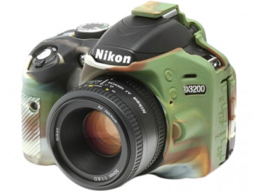 FUNDA SILICONA PARA NIKON D3200 CAMUFLAJE EASYCOVER