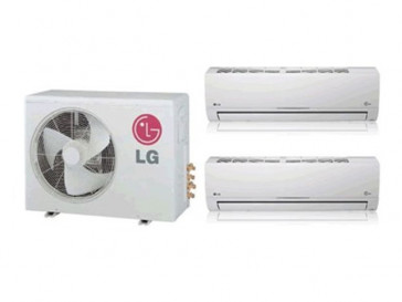 AIRE ACONDICIONADO INVERTER MULTI SPLIT 2X1 MU2M17 (MA12AHV + CA09AWR) LG