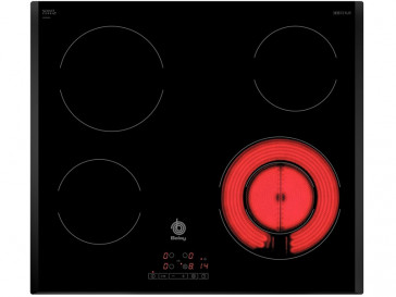 PLACA VITROCERAMICA BALAY 3EB721LR 60CM 4 ZONAS DE COCCION MARCO BISELADO