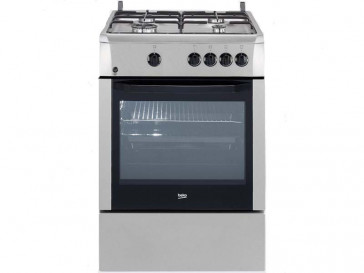 COCINA BEKO 4 QUEMADORES ENCIMERA Y HORNO A GAS BUTANO CSG 62000 DXL