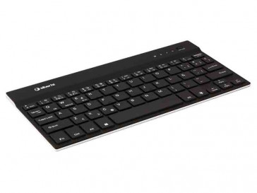 TECLADO MINI BACKLIT BLUETOOTH NEGRO SILVER HT