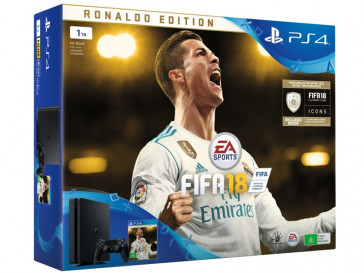 CONSOLA PS4 SLIM 1TB + FIFA 18 RONALDO EDITION 9916161 SONY