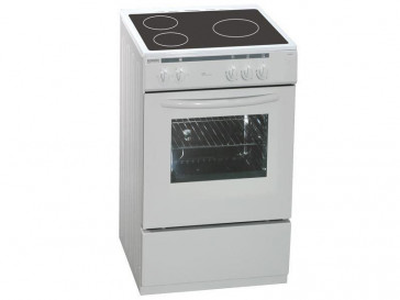 COCINA ROMMER 3 ZONAS DE COCCION ENCIMERA Y HORNO ELECTRICO CVH-51 BLANCO