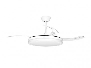 VENTILADOR DE TECHO CON MANDO BLANCO 35W Ø ASPAS 106CM VIRO42TCOMPACT JOHNSON
