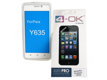 FUNDA 4-OK PROTEK DUO PARA HUAWEI Y635 + PROTECTOR PANTALLA KPR263 BLAUTEL