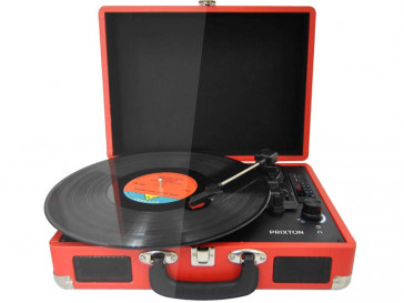 TOCADISCOS CONVERTIDOR VC400 ROJO PRIXTON