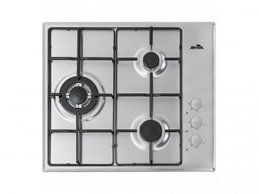 PLACA DE COCINA ARTICA AXG6030 GAS BUTANO 60CM 3 QUEMADORES