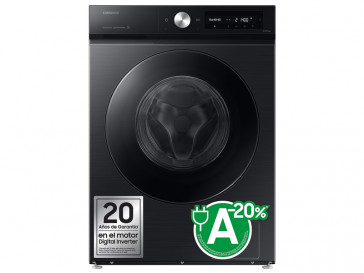 LAVADORA SAMSUNG ECOBUBBLE CARGA FRONTAL 9KG 1400rpm A WW90DB7U94GBU3